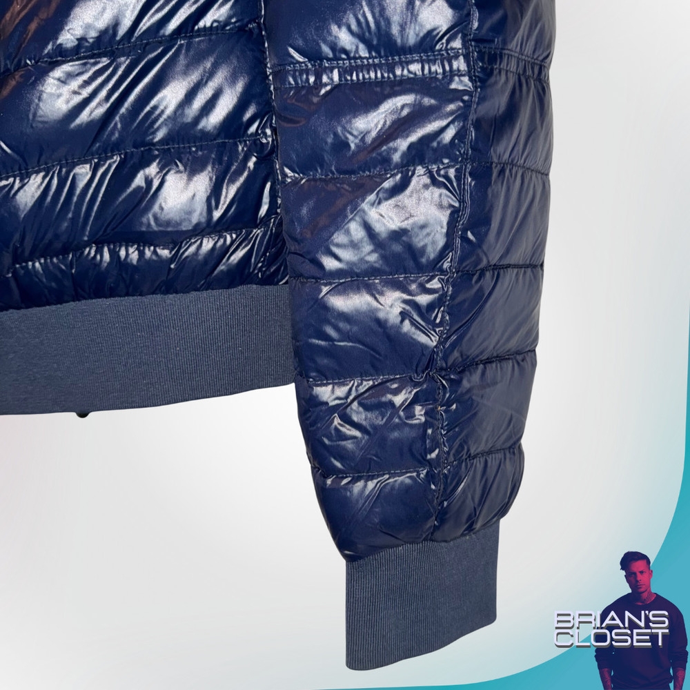 MEMBERS ONLY Men's Puffer Full-Zip Hooded Jacket in Navy - S - Picture 15 of 15